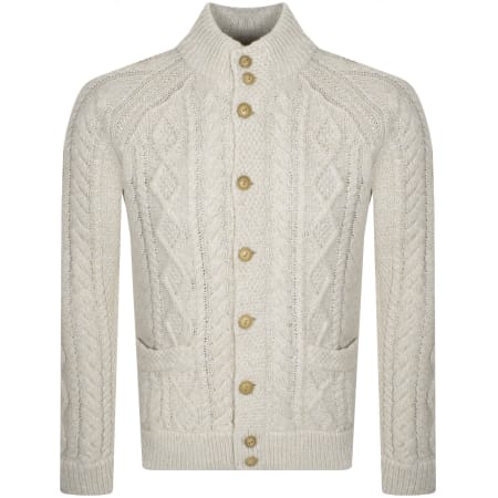 Ralph Lauren Crew Neck Knit Jumper Cream | Mainline Menswear